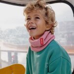 Tour de cou snood cocoon rosy (1 - 5 ans)