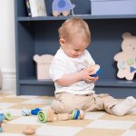 Tour � empiler bois et silicone poire