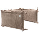 Tour de lit cloudy rib milky coffee (pour lits 60 x 120 ou 70 x 140 cm)