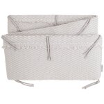 Tour de lit happiness urban taupe (pour lits 60 x 120 ou 70 x 140 cm)