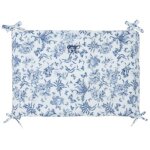 Tour de lit adaptable toile de jouy bleu Tour de lit adaptable toile de jouy bleu