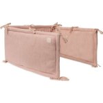 Tour de lit cosy knit wild rose (pour lits 60 x 120 ou 70 x 140 cm)