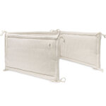 Tour de lit grain knit oatmeal (pour lit 60 x 120 ou 70 x 140 cm)