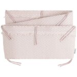 Tour de lit happiness vieux rose (pour lits 60 x 120 ou 70 x 140 cm)