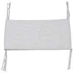 Tour de lit little bloom vichy gris (120x60 cm)