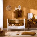 Tour de lit modulable et respirant havane