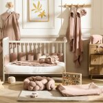 Tour de lit modulable et respirant mocha (10 �l�ments)