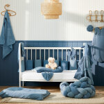 Tour de lit modulable pierre bleue