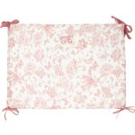 Tour de lit rversible toile de jouy (pour lits 60 x 120 cm et 70 x 140 cm)