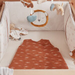 Tour de lit en veloudoux lion babou