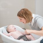 Transat de bain fit bleu