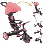 Tricycle trike explorer v2 4 en 1 rose corail