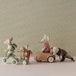 Tricycle et son abri souris vert