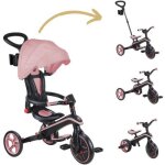 Tricycle trike explorer foldable 4 en 1 pastel rose