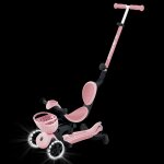 Trottinette go up baby 3 en 1 lights 360� rose poudr�