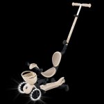 Trottinette go up baby 3 en 1 lights 360� taupe