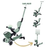 Trottinette go up baby 360 lights sauge - vert olive