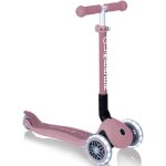 Trottinette junior foldable ecologic lights framboise