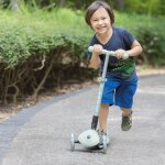 Trottinette junior foldable ecologic lights pistache