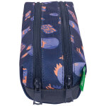 Trousse double compartiment les fantaisies adam bleu