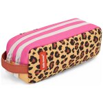 Trousse double compartiment l�opard
