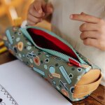 Trousse scolaire ronde smiley