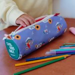 Trousse scolaire ronde sunflower