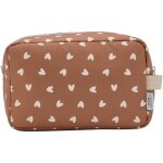 Trousse de toilette c?urs beige