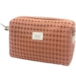Trousse de toilette camila gofre cinnamon
