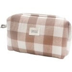 Trousse de toilette camilla vichy caramel