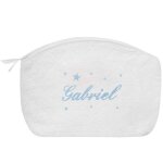 Trousse de toilette �toile bleu (personnalisable)