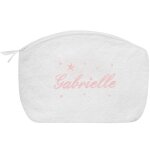 Trousse de toilette �toile rose (personnalisable)