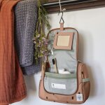 Trousse de toilette happy prints caramel