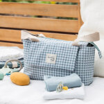Trousse de toilette i love vichy vert