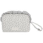Trousse de toilette little bloom fleurs gris