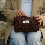 Trousse de toilette mini l�opard noir