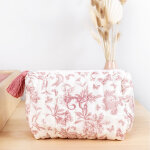 Trousse de toilette toile de jouy