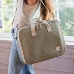 Valise de maternit� � pois poppy mousse