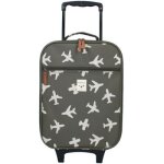 Valise  roulettes enfant avions kaki