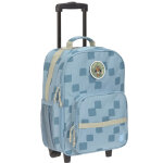 Valise � roulettes pattern party bleu