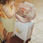 Valise de voyage enfant kitty gelateria