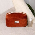 Vanity gaspard velours brique