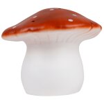 Grande lampe veilleuse champignon brique rouge