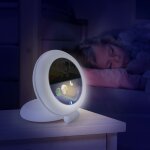 Veilleuse indicateur de r�veil kid'sleep globetrotter blanc