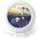 Veilleuse indicateur de r�veil kid'sleep globetrotter blanc