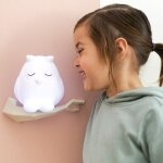 Veilleuse murale tactile oscar le hibou (24 cm)