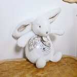 Veilleuse musicale projections d'�toiles blanc (24 cm)