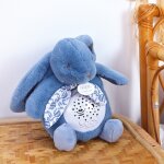 Veilleuse musicale projections d'�toiles bleu (24 cm)