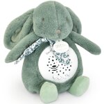 Veilleuse musicale projections d'�toiles vert sauge (24 cm)