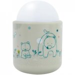 Veilleuse nomade beige dans les bois